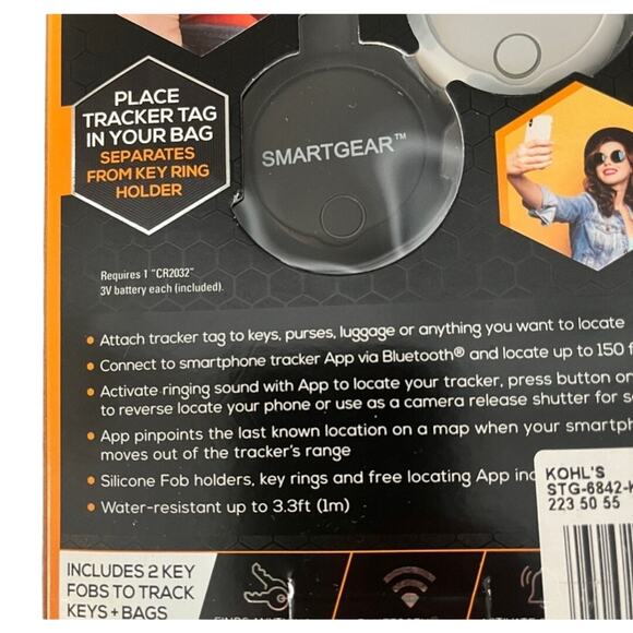 Smart Gear 2-piece Tracker Tags - Picture 4 of 4